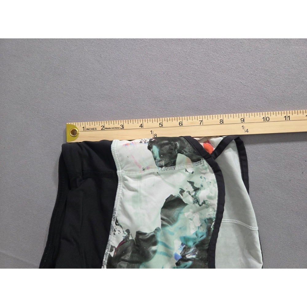 Lululemon Shorts Womens 4 White Color Splash Speed Lined Shorts Running Gym Flow - Picture 9 of 9
